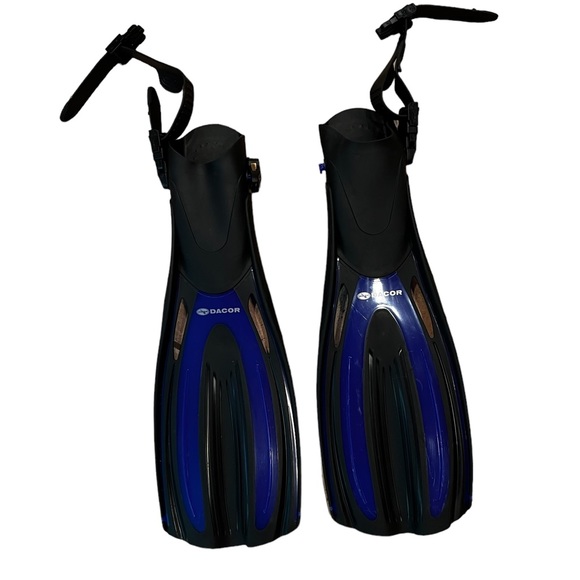 Dacor Blue and Black Flippers Small - Picture 1 of 3